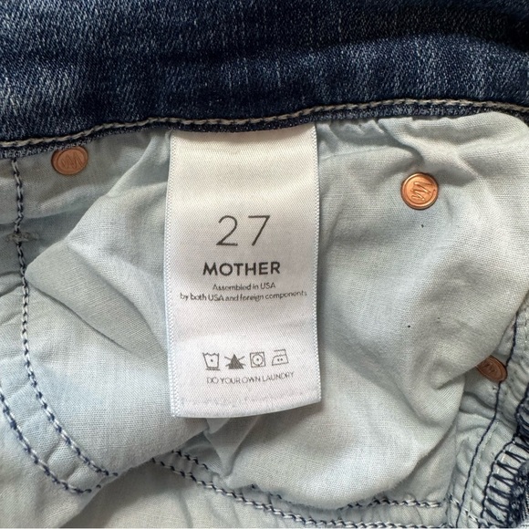 MOTHER The Mid Rise Dazzler Ankle Jeans in We The Animals Size 27 - Picture 3 of 12